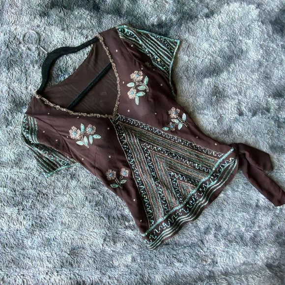 Anthropologie Tops - VTG Astrid Embellished Top